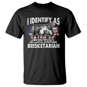 Funny BBQ Lover T Shirt I Identify As Brisketarian TS09 Black Print Your Wear