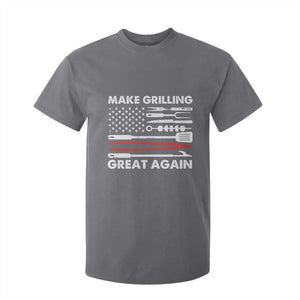 Funny BBQ Grilling Pitmaster T Shirt For Kid Make Grilling Great Again Chef Smoking Tools TS09 Charcoal Print Your Wear
