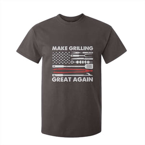 Funny BBQ Grilling Pitmaster T Shirt For Kid Make Grilling Great Again Chef Smoking Tools TS09 Dark Chocolate Print Your Wear