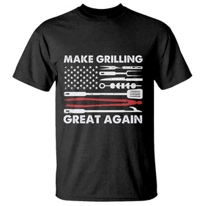 Funny BBQ Grilling Pitmaster T Shirt Make Grilling Great Again Chef Smoking Tools TS09 Black Print Your Wear