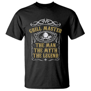 BBQ Grilling Pitmaster T Shirt Grill Master The Man The Myth The Legend TS09 Black Print Your Wear