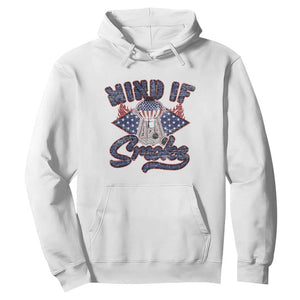 Funny BBQ Grilling Hoodie Mind If I Smoke Smoker TS09 White Print Your Wear