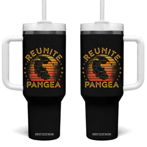 Funny Geologist Reunite Pangaea Tumbler With Handle TS09 One Size: 40 oz Black Print Your Wear