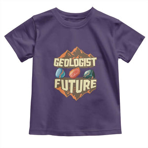 Future Geologist Toddler T Shirt Geology Student Earth Science TS09 Purple Print Your Wear