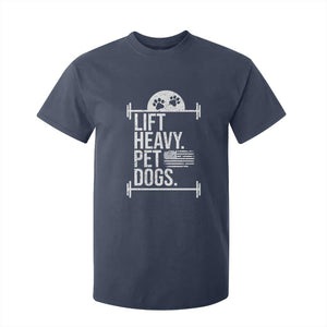 Gymer Dog Lover T Shirt For Kid Lift Heavy Pet Dogs TS09 Navy Print Your Wear