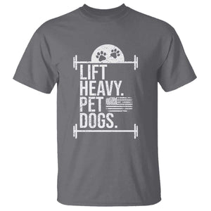 Gymer Dog Lover T Shirt Lift Heavy Pet Dogs TS09 Charcoal Print Your Wear