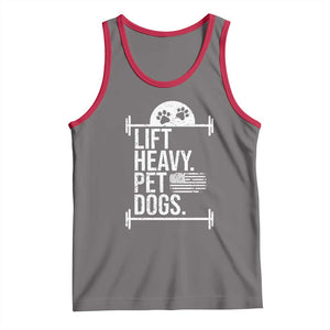 Gymer Dog Lover Tank Top Lift Heavy Pet Dogs TS09 Deep Heather Red Print Your Wear