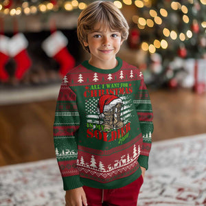 All I Want For Christmas Is My Soldier Home Ugly Christmas Sweater TS09 Christmas Print Your Wear