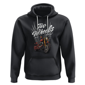 Motorcycle Rider Hoodie Four Wheels Mover The Body Two Wheels Move The Soul TS09 Black Printyourwear
