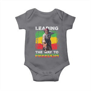 Harriet Tubman Baby Onesie Leading The Way To Freedom Black History TS09 Charcoal Print Your Wear