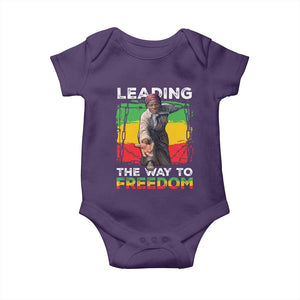 Harriet Tubman Baby Onesie Leading The Way To Freedom Black History TS09 Purple Print Your Wear