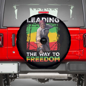 Harriet Tubman Spare Tire Cover Leading The Way To Freedom Black History TS09 Black Print Your Wear
