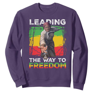 Harriet Tubman Sweatshirt Leading The Way To Freedom Black History TS09 Purple Print Your Wear
