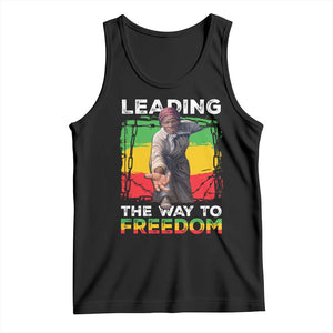 Harriet Tubman Tank Top Leading The Way To Freedom Black History TS09 Black Print Your Wear