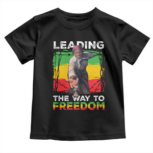 Harriet Tubman Toddler T Shirt Leading The Way To Freedom Black History TS09 Black Print Your Wear