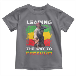 Harriet Tubman Toddler T Shirt Leading The Way To Freedom Black History TS09 Charcoal Print Your Wear