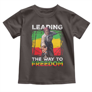 Harriet Tubman Toddler T Shirt Leading The Way To Freedom Black History TS09 Dark Chocolate Print Your Wear