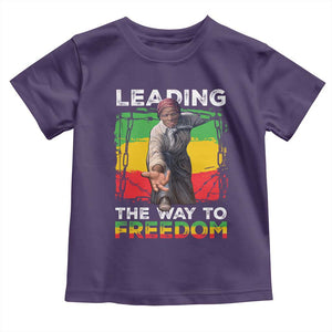 Harriet Tubman Toddler T Shirt Leading The Way To Freedom Black History TS09 Purple Print Your Wear