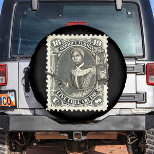 Harriet Tubman Spare Tire Cover Live Free Or Die Black History TS09 No hole Black Print Your Wear