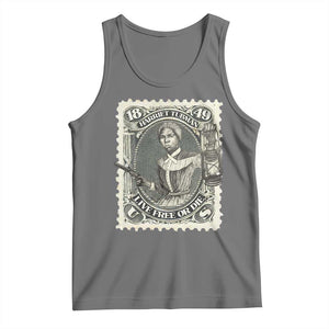Harriet Tubman Tank Top Live Free Or Die Black History TS09 Black Heather Print Your Wear