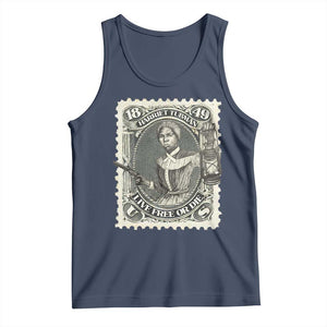Harriet Tubman Tank Top Live Free Or Die Black History TS09 Navy Print Your Wear