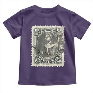 Harriet Tubman Toddler T Shirt Live Free Or Die Black History TS09 Purple Print Your Wear