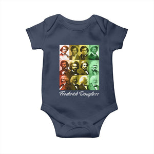 Life Of Frederick Douglass Baby Onesie Black History Month TS09 Navy Print Your Wear