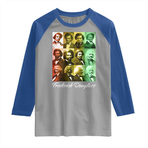 Life Of Frederick Douglass Raglan Shirt Black History Month TS09 Sport Gray Royal Print Your Wear