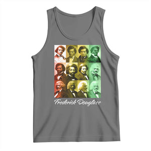 Life Of Frederick Douglass Tank Top Black History Month TS09 Black Heather Print Your Wear