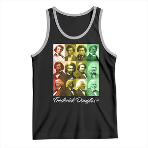 Life Of Frederick Douglass Tank Top Black History Month TS09 Black Athletic Heather Print Your Wear