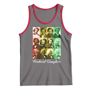 Life Of Frederick Douglass Tank Top Black History Month TS09 Deep Heather Red Print Your Wear