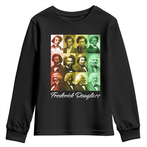 Life Of Frederick Douglass Youth Sweatshirt Black History Month TS09 Black Print Your Wear