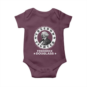 Frederick Douglass Baby Onesie The Thing Worse Than Rebellion Is The Thing That Causes Rebellion TS09 Maroon Print Your Wear