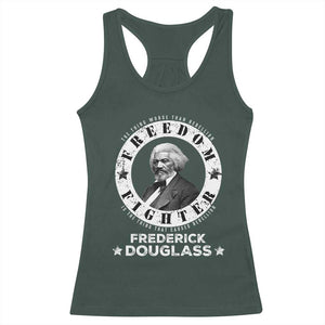 Frederick Douglass Racerback Tank Top The Thing Worse Than Rebellion Is The Thing That Causes Rebellion TS09 Dark Forest Green Print Your Wear