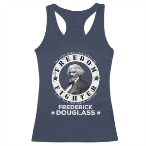 Frederick Douglass Racerback Tank Top The Thing Worse Than Rebellion Is The Thing That Causes Rebellion TS09 Navy Print Your Wear