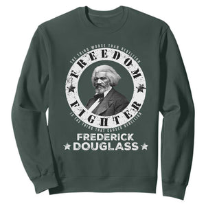 Frederick Douglass Sweatshirt The Thing Worse Than Rebellion Is The Thing That Causes Rebellion TS09 Dark Forest Green Print Your Wear