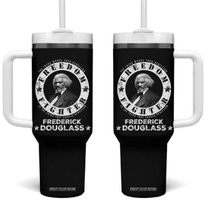 Frederick Douglass Tumbler With Handle The Thing Worse Than Rebellion Is The Thing That Causes Rebellion TS09 One Size: 40 oz Black Print Your Wear