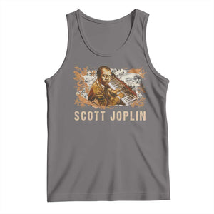 Scott Joplin Tank Top Afro Classical Music Composer Black History TS09 Deep Heather Print Your Wear