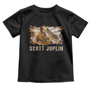 Scott Joplin Toddler T Shirt Afro Classical Music Composer Black History TS09 Black Print Your Wear