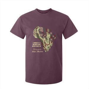 Nelson Mandela T Shirt For Kid A Winner Is A Dreamer Who Never Gives Up TS09 Maroon Print Your Wear