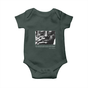 James Baldwin Baby Onesie Not Everything That Is Faced Can Be Changed But Nothing Can Be Changed Until It Is Faced TS09 Print Your Wear
