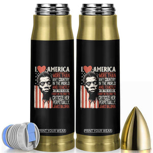 James Baldwin Bullet Tumbler I Love America More Than Any Country In The World TS09 Black Print Your Wear