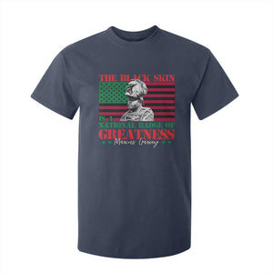 Marcus Garvey T Shirt For Kid The Black Skin Is A National Badge Of Greatness African American Flag TS09 Navy Print Your Wear