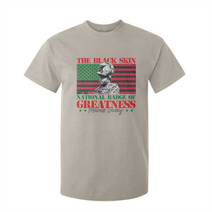Marcus Garvey T Shirt For Kid The Black Skin Is A National Badge Of Greatness African American Flag TS09 Sand Print Your Wear