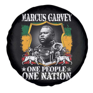 Marcus Garvey Spare Tire Cover One People One Nation Jamaica Legends Rasta TS09 Print Your Wear
