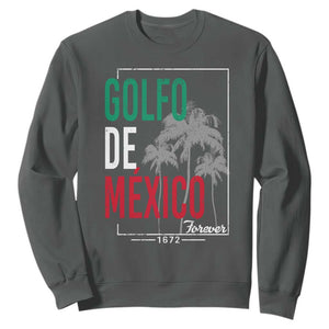 Golfo De Mexico Forever Sweatshirt Mexican Gulf Culture Heritage 1672 TS09 Dark Heather Print Your Wear