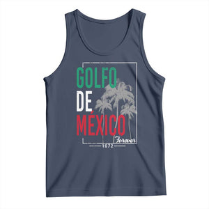 Golfo De Mexico Forever Tank Top Mexican Gulf Culture Heritage 1672 TS09 Navy Print Your Wear
