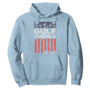 Gulf Of USA Hoodie Est 2025 American Flag Gulf Mexico TS09 Light Blue Print Your Wear