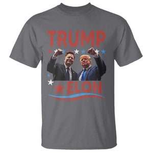 Cool Trump And Elon 2025 T Shirt TS09 Charcoal Print Your Wear