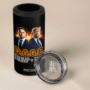 Trump Elon 2025 DOGE 4 in 1 Can Cooler Tumbler TS09 Print Your Wear